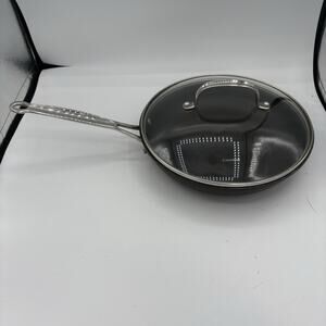 Cuisinart 10" Skillet Frying Pan with Lid 622-24 Classic Nonstick‎ Black